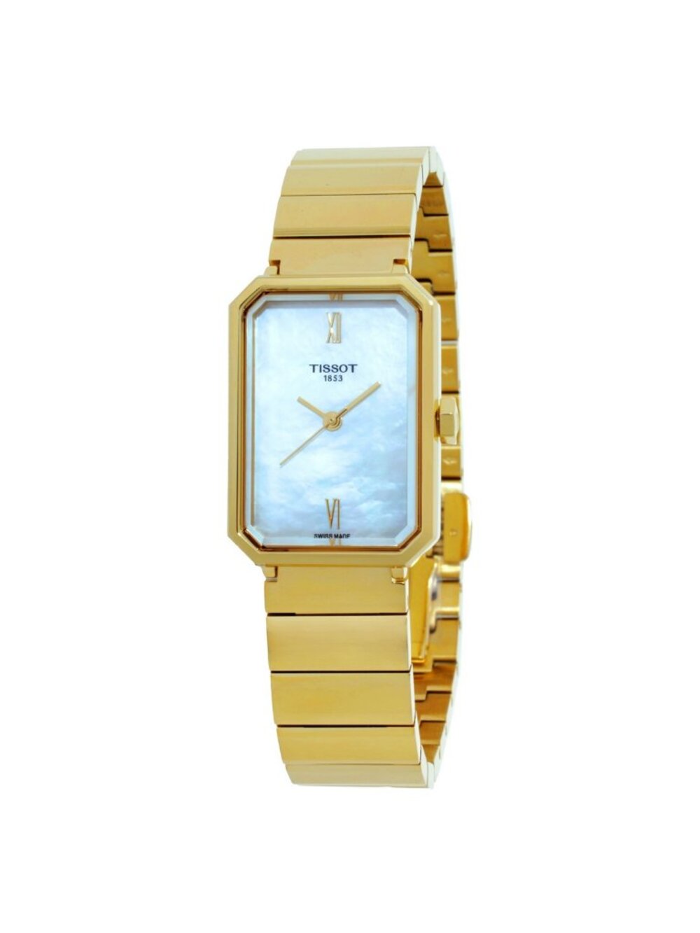 NWT Tissot SRV Quartz White Mother of Pearl Dial Watch